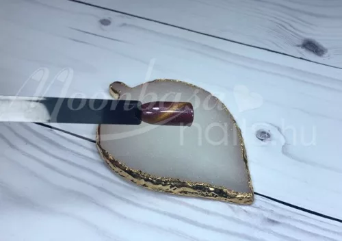 Tiger eye thermo géllakk 5ml #870 Csillámos lila - rózsakvarc