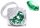 Pixie kristály strasszkő 300db #24 Emerald