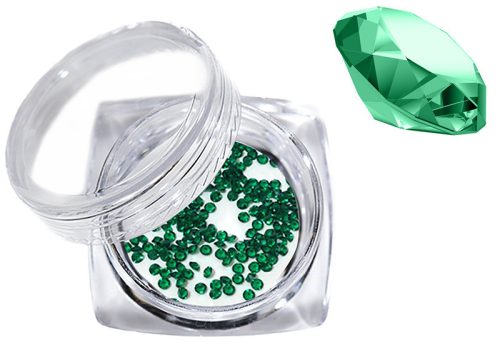 Pixie kristály strasszkő 300db #24 Emerald