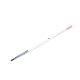 Zselé ecset lapos  Z021-4 Fehér pink véggel