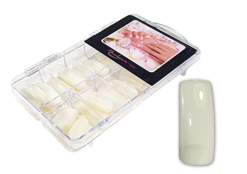 Nail tip box 100 db #001-N Natúr