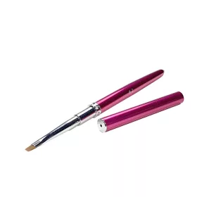 Strasszköves zselé ecset lapos  Z006-2 Sötét rózsaszín