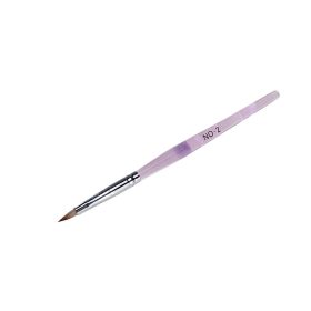 Porcelán hegyes ecset NO.2  P002-2 Lila