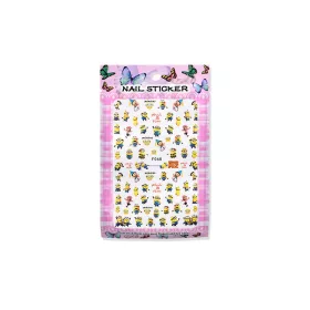 Öntapadós köröm matrica  F068 Minyonok #2