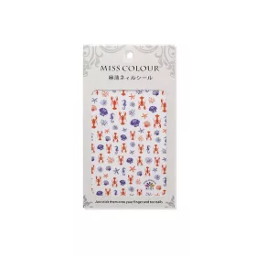 Öntapadós köröm matrica  R101 Tenger világa