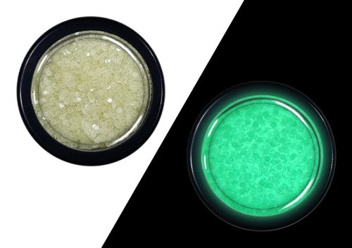 Világító glitter  #401 Hatszögletű glitterek