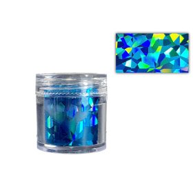 Transzferfólia  #40 Türkiz csillámvarázs