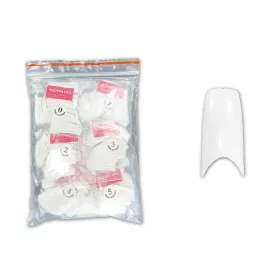 Műköröm Nail tip csomag 500db #005-W American - fehér