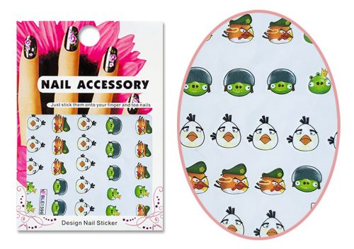 Akril hatású matrica  BLE-1596 Angry Birds