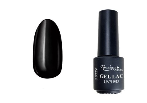 3step gel lac 4ml #002 Negru