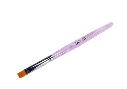 Zselé ecset lapos  Z004-10 Világos lila