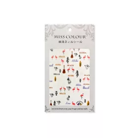 Öntapadós köröm matrica  R102 Aloha Beach