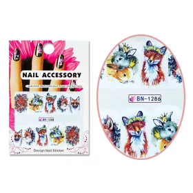 Akril hatású matrica  BN-1286 Rókamese