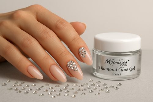 Strasszkő ragasztó gél UV/LED 5ml  Átlátszó