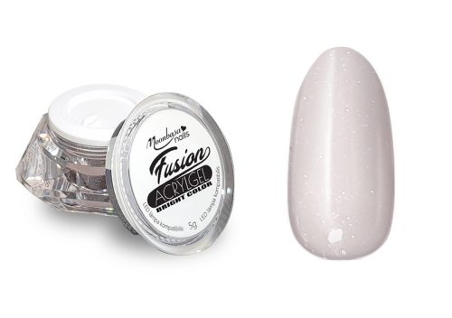 Fusion Acrylgel Bright color 5g #053 Áttetsző pink csillámokkal