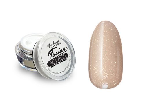 Fusion Acrylgel Bright color tégelyes 30g #052 Csillámos natúr