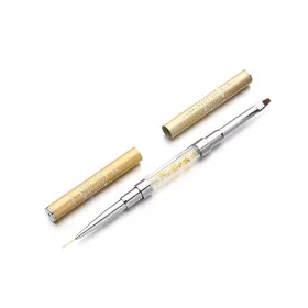 Zselé ecset kétfejű  Z025-2 Arany