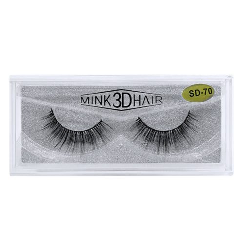 3D természetes szempilla 1 pár SD-70 Natural black