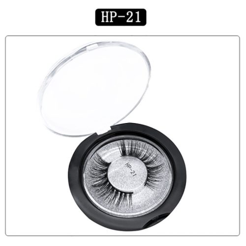 3D természetes szempilla 1 pár HP-21 Natural black