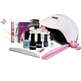 Géllakk induló készlet 90W-os LED lámpával   
