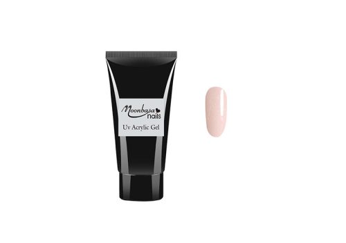 Fusion Acrylgel tubusos 30ml #053 Áttetsző pink csillámokkal