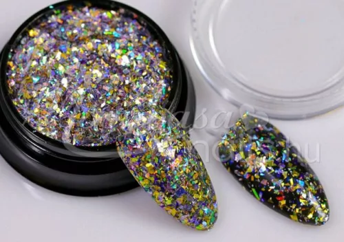 Glitter páva  #06 Türkiz