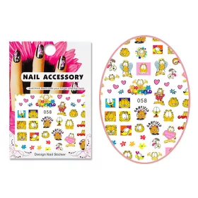 Öntapadós köröm matrica  EB058 