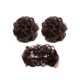 Gumis konty/copf  #A302Q5-33 Gesztenyebarna