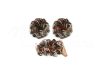 Gumis konty/copf  #A302Q5-6AH613 Melírozott sötétbarna