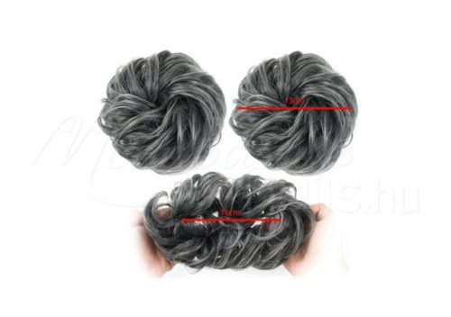 Gumis konty/copf  #A302Q5-1TDimgray Mákosszürke