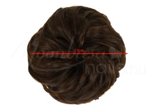 Gumis konty/copf  #A302Q5-M2/30 Barna