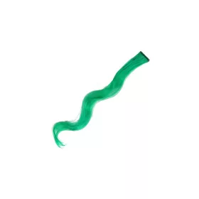 Színes póthaj tincsek-hullámos 60cm  Zöld