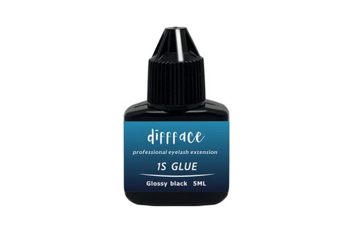 Diffface-1S Professzionális szempilla ragasztó 5ml  Fekete