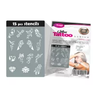 Csillámtetoválás sablon szettek