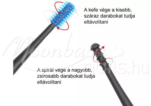 Kétvégű fültisztító   Kék