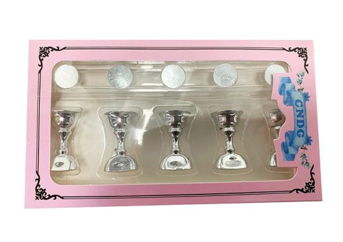 Moonbasanails mágneses díszítő tip tartó   Ezüst