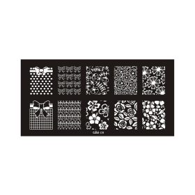 Körömnyomda lemez 6x12cm Cool-09 