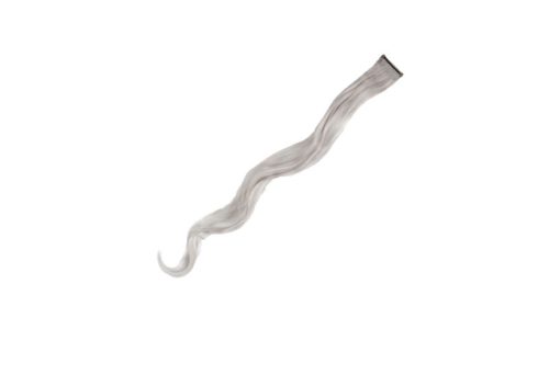 Színes póthaj tincsek-hullámos 60cm  Ezüst