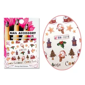 Akril hatású matrica  BN-1019 Nagy karácsony