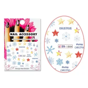 Akril hatású matrica  BN-1884 Karácsonyi minták