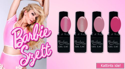 Barbie One step gél lakk szett   