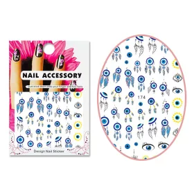 Öntapadós köröm matrica  EB174 