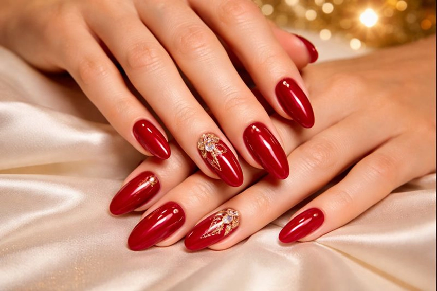 Karácsonyi köröm minták – Trendek, ötletek és inspiráció 2025-re