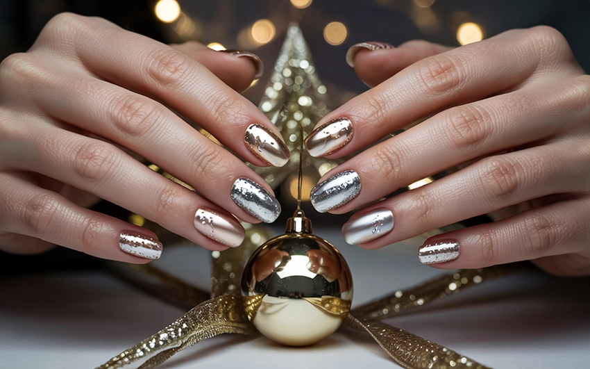 Meta Title Karácsonyi köröm minták – Trendek, színek és inspirációk 2025-ben