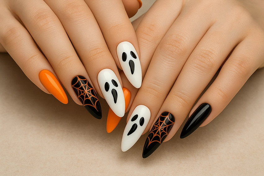 Halloweeni körmök 2025