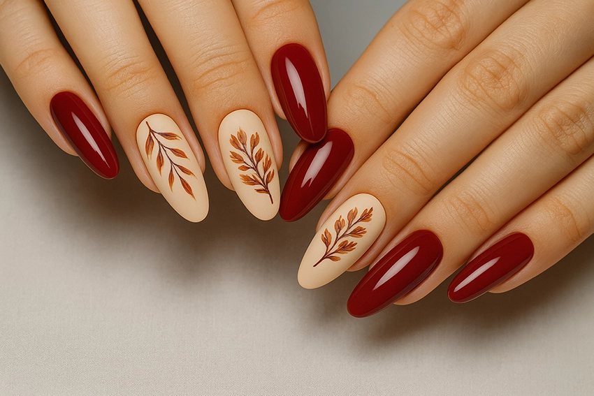 Őszi műköröm képek