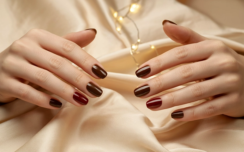 Téli műköröm minták – elegáns és csillogó trendek 2025-re