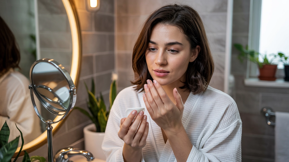 kutikula olaj napi rutin – körömágy hidratálás otthon reggeli fürdőszoba élethelyzet