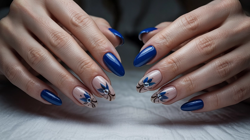 Letisztult téli műköröm stílusok